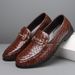 2024 Neue Luxus-Business-Leder-Extra-Große Herren-Sommer-weiche Le Fu One Step-Formalschuhe_voghion.com