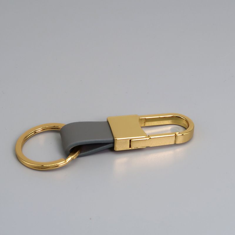 Breloc auto din piele metalică, breloc creativ_voghion.com