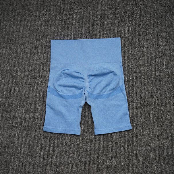 Αθλητικό μπλουζάκι γρήγορου στεγνώματος, σορτς γυμναστικής για σύσφιξη κοιλιάς και άρση ισχίου, γυναικείο κοστούμι γιόγκα χωρίς ραφές, καλοκαιρινό γυμνό_voghion.com