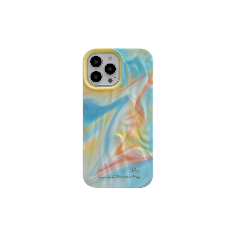 Mobile phone case smudge series water stickers suitable for iphone15 mobile phone case apple 14promax skin feel 13 cross-border wholesale_voghion.com