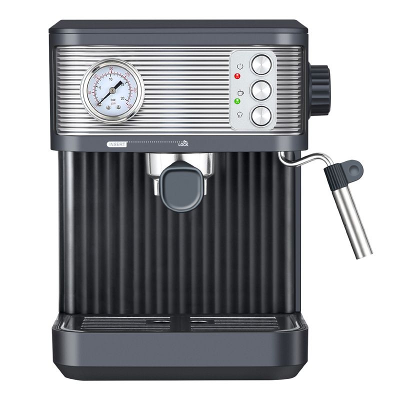Professional 20Bar Espresso Coffee Machine For Home Use, Semi-Automatic With Milk Frother, Compact Design, Compatible With US/EU/UK Voltage_voghion.com