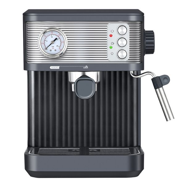 Professional 20Bar Espresso Coffee Machine For Home Use, Semi-Automatic With Milk Frother, Compact Design, Compatible With US/EU/UK Voltage_voghion.com