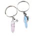 Education & Office Supplies 2-piece Set Of Star And Moon Crystal Keychains_voghion.com