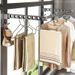 Foldable Clothes No Drilling Required Balcony Drying Multi-Functional Quilt Storage Rack Wall-Mounted Rod Bathroom_voghion.com