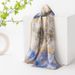 Mulberry Silk, Silk Scarf, Women's Spring/Summer 2024 Versatile Ink Halo Dyed Printed Long Shave, Sun Protection Shawl,_voghion.com