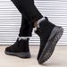 Snow Boots Men's 2025 Winter Velvet Thickened Thermal Cotton Shoes Korean Version Zipper Boots Men's Shoes_voghion.com