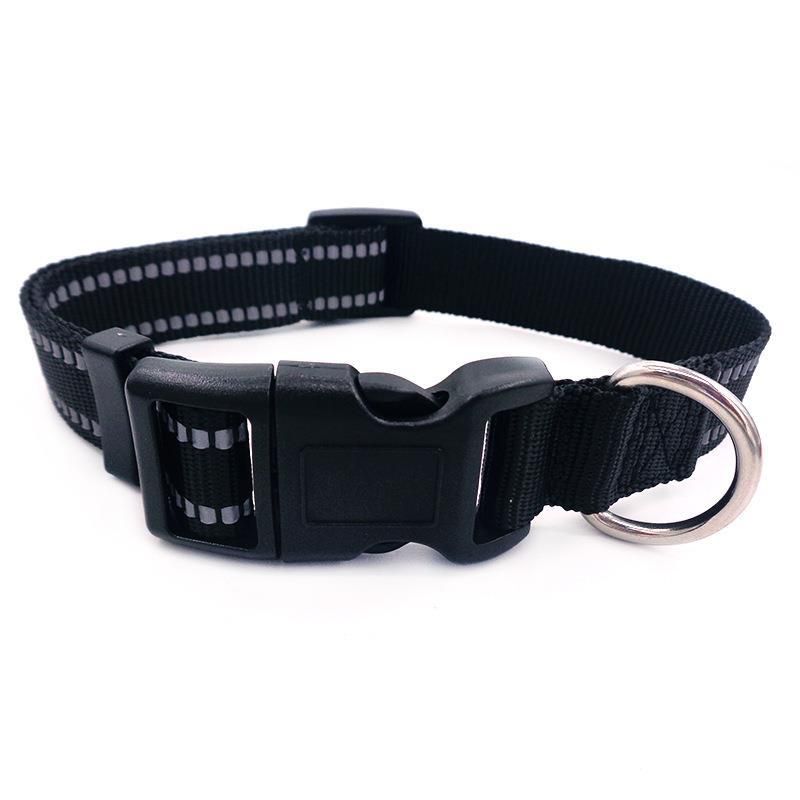 Op voorraad Groothandel Kat Nylon Reflecterende Huisdier Hondenhalsband Optionele Bel_voghion.com
