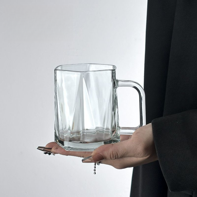 Conjunto de copos para lavagem bucal de casal de alta qualidade, luxuoso, doméstico, com alça, para escovação de dentes, banheiro, simples_voghion.com
