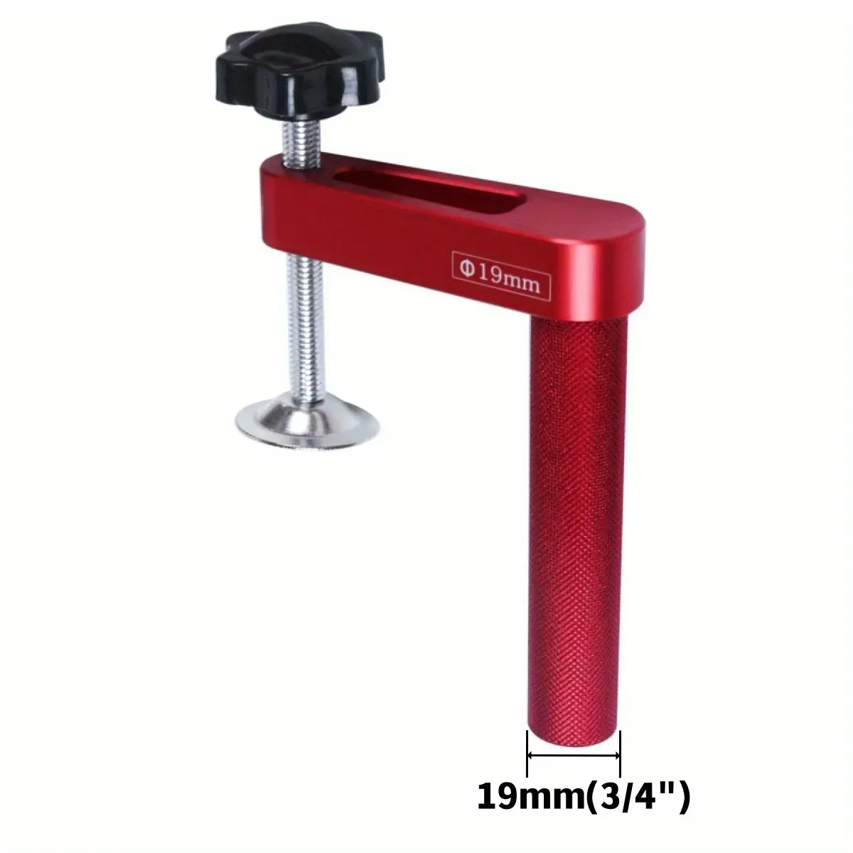 1pc/2pcs Dog Hole Clamp 19mm / 20mm Woodworking Bench Stop Bench Dog Clamp Aluminum Alloy Desktop Fixed Clip - Hold Down Clamps_voghion.com