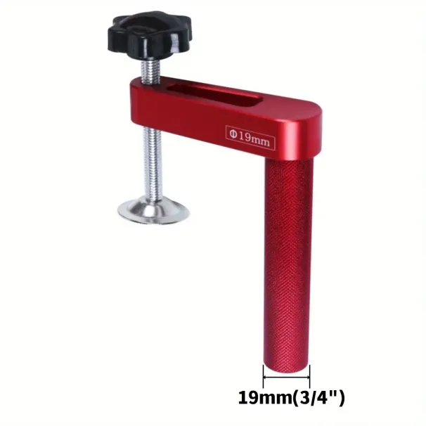 1pc/2pcs Dog Hole Clamp 19mm / 20mm Woodworking Bench Stop Bench Dog Clamp Aluminum Alloy Desktop Fixed Clip - Hold Down Clamps_voghion.com