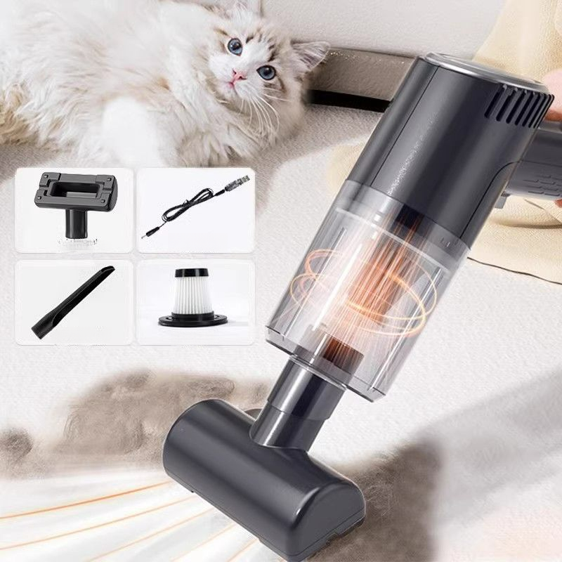 Automatic Cat Hair Remover, Handheld Small Pet Bed Vacuum Cleaner For Home Use_voghion.com