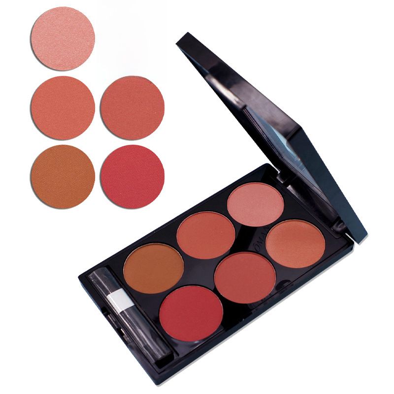 Paletă integrată cu 6 culori Blush și Contour_voghion.com