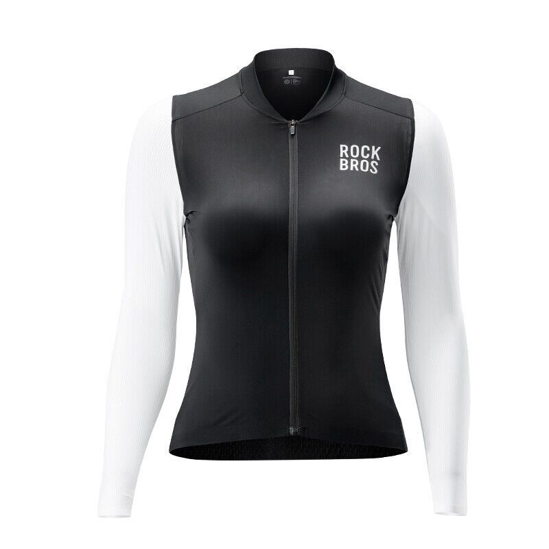 Maillot de cyclisme à manches longues pour femme ROCKBROS, vêtements de cyclisme respirants_voghion.com