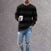 2023 Winter Sweater Knitwear Top Striped Loose Casual Men's Clothing_voghion.com