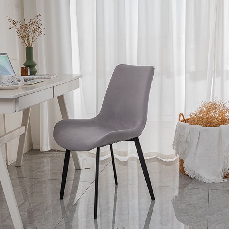 Coprisedie elasticizzati in poliestere di alta qualità: vestibilità universale per sedie di forma irregolare, antiscivolo e antipolvere, design moderno e minimalista._voghion.com