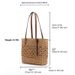 French High-end Western-style Large Capacity Woven Bag Suitable for Beach Vacation Solid Color Versatile Tote Bag Shoulder Bag_voghion.com