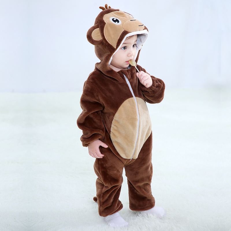 Baby clothes newborn baby one-piece romper cartoon children's animal crawling clothes_voghion.com