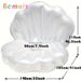 1pc inflável concha piscina flutuador, 59 polegadas gigante clam brinquedos cheios de ar com bola de pérola festa de aniversário piscina verão praia sereia oceano tema_voghion.com