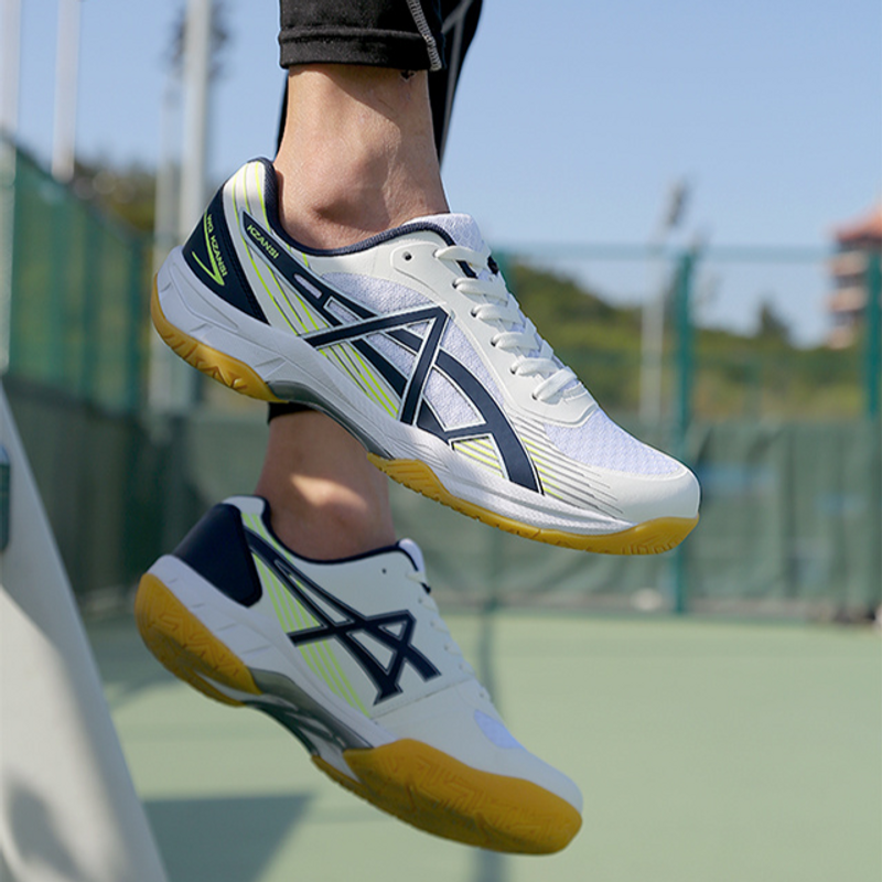Nieuwe mesh ademende comfortabele badmintonschoenen heren- en damesmodellen Oxfords antislip sportschoenen_voghion.com