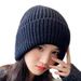 Accessori per abbigliamento, berretto invernale in maglia per donna - berretto morbido ed elasticizzato con paraorecchie, berretto caldo in filato spesso oversize per il freddo_voghion.com