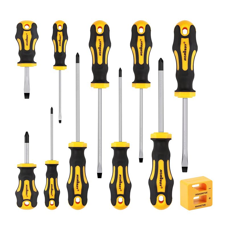 11-in-1 Magnetic Screwdriver Set With Carbon Steel Bits - Compact & Durable For Home Repair, DIY, And Electronics​_voghion.com