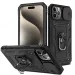 Full Body Rugged Protective Slide Camera Stand Phone Case For IPhone 17 Air 16 15 14 Plus 13 12 Pro Max 11 Protection Ring Cover_voghion.com