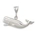 Sterling Silver Polished Whale With Open Mouth Pendant_voghion.com