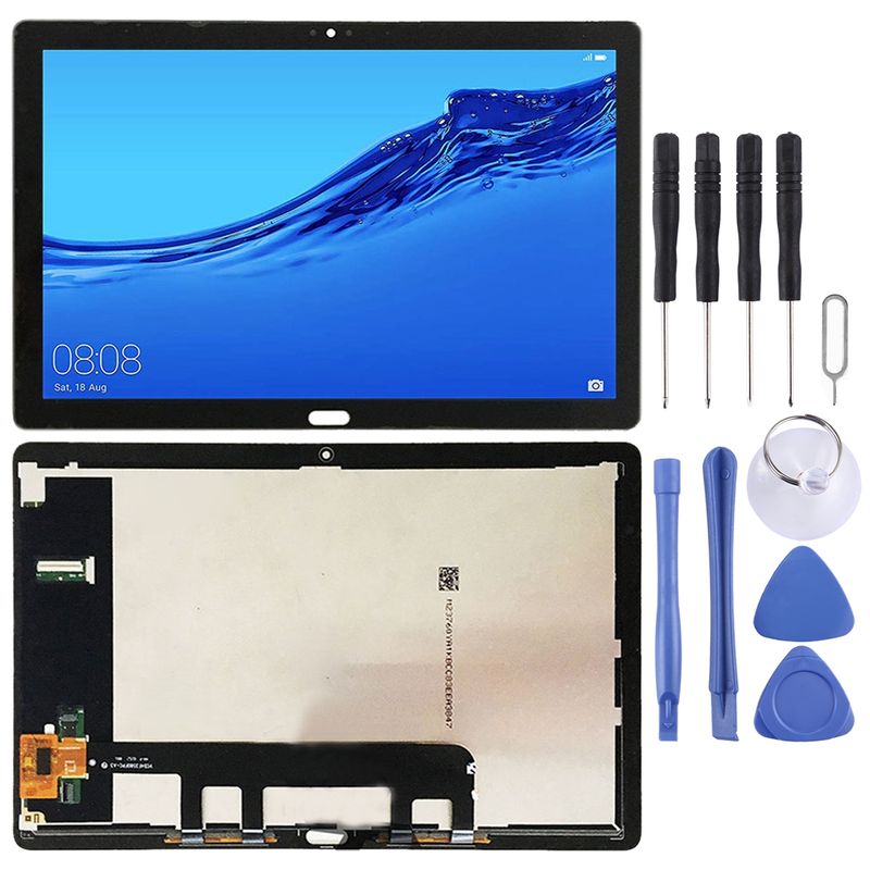 OEM LCD Screen For Huawei MediaPad M5 Lite 10 BAH2-W19 BAH2-L09 With Digitizer Full Assembly(Black)_voghion.com
