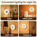 Led Touch Night Light Wireless Magnetic Suction Usb Charging Wardrobe Cabinet Light Bedside_voghion.com