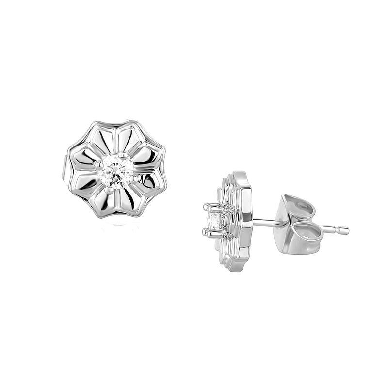 Gioielli Snow Lotus Moistness Orecchini Design Personalizzato Orecchini in Argento_voghion.com