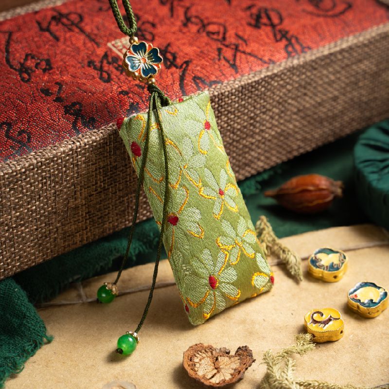 Ancient High-End Gold-Plated Zodiac Small American Style Empty Bag Chinese Medicine DIY Sachet Palace Handicraft_voghion.com