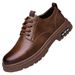 Herren Business Formelle Schuhe Herren Mokassin Atmungsaktiv Britischer Stil Ein Fußhocker Weiches Leder Weiche Unterseite Lässige Herrenschuhe_voghion.com