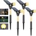 Solar Spot Lights Outdoor Waterproof Garden Lamp - Warm White LED Landscape Lighting For Yard, Patio, And Tree Illumination_voghion.com