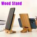 Lazy Smartphone Stand Desktop Wooden Holder Removable Charging Cable Port For IPhone Samsung Xiaomi Retro Cell Phone_voghion.com