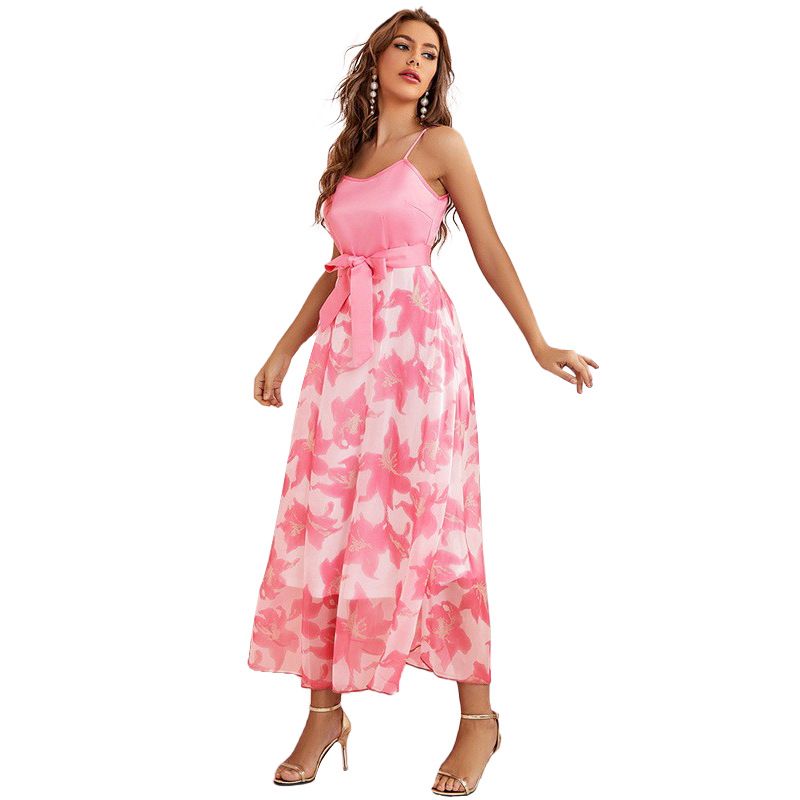 Party party high waist strappy dress_voghion.com