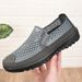 TerraStride 【RK Men's Shoes】Breathable Casual Mesh Middle-aged Men, Soft Sole, Slip-on, Non-slip Driving Shoes For Men_voghion.com