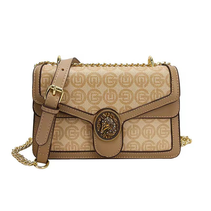 2023 Fashion print all-in-one chain bag Popular vintage shoulder bag_voghion.com