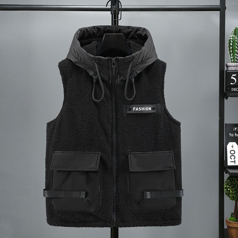 Abbigliamento maschile Moda invernale Plus Gilet in velluto di cotone Gilet da uomo Nuovo autunno e inverno Gilet in cotone spesso e caldo Giacca_voghion.com