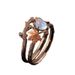 New Antique Golden Branch Maple Leaf Ring With High-end And Luxurious Design, A Gift For Women On Valentine's Day_voghion.com