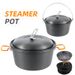 4.5L Camping Cookware Set - Large Capacity Outdoor Cooking Pot For BBQ Soup & Noodles Portable & Durable_voghion.com