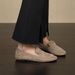 Sheepskin Version ~ Minimalist Slip-On Loafers For Women, Flat Comfortable Commuting , Versatile Round-Toe Leather_voghion.com