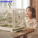 Portable Bird Container Bird Travel Carrier Bird Cage With Handle Large Space Breathable Foldable_voghion.com