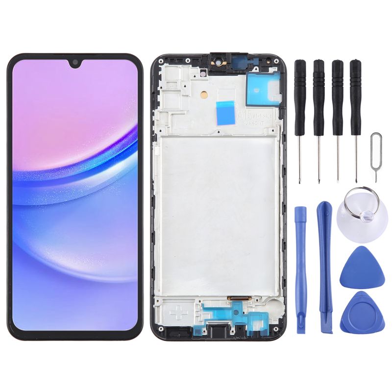 For Samsung Galaxy A15 5G SM-A156B 6.43inch OLED LCD Screen for Digitizer Full Assembly with Frame_voghion.com