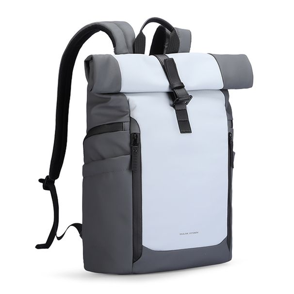 Stylish & Durable Unisex Backpack For Work & Travel Lightweight Oxford Fabric With Comfortable Curved Shoulder Straps 16-Inch Laptop Daily Essentials_voghion.com