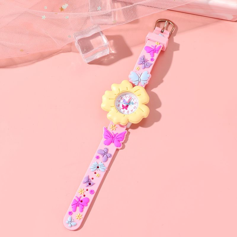 2024 Cute Butterfly Flower Chinese Style Student Children Versatile Quartz Watch Live Streaming_voghion.com