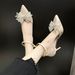 High Women's Singles, Slim Heels, 2024 Spring/summer New Item, Pointed Buckle With Bridesmaid Shoe Toe, Hollow Sandals_voghion.com