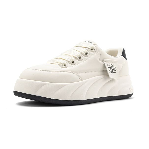 Pavasaris, jauns biezs, mazs balts sievietēm 2024. gada ādai draudzīgs, mīksta zole, daudzpusīga maize sportam un atpūtai, elpojošs dēlis_voghion.com