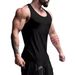 2024 Fitness Men's Sports Leisure Tank Top Running Training Elastic And Breathable_voghion.com