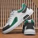Men's Casual Low-Top Sneakers With Color Blocking Design - Breathable & Lightweight Slip-On Shoes For Daily Wear & Outdoor Activities_voghion.com