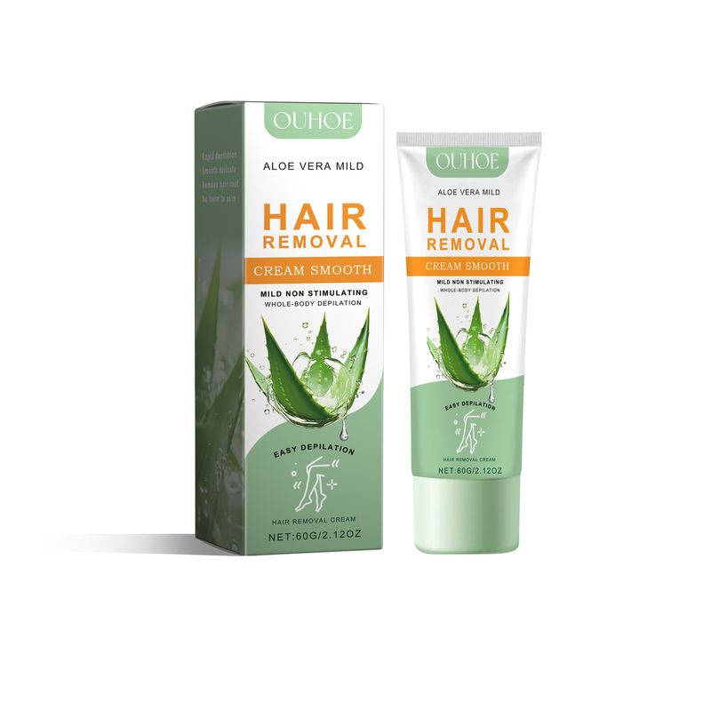 La fragranza leggera OUHOE deterge il corpo in modo delicato e delicato, con una crema delicata per la rimozione dei peli di ascelle, mani e gambe._voghion.com